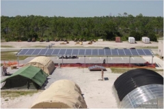 Tyndall carport 25kW view from above