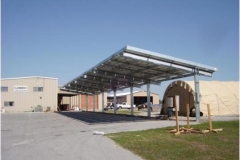 Tyndall carport 25kW view from below